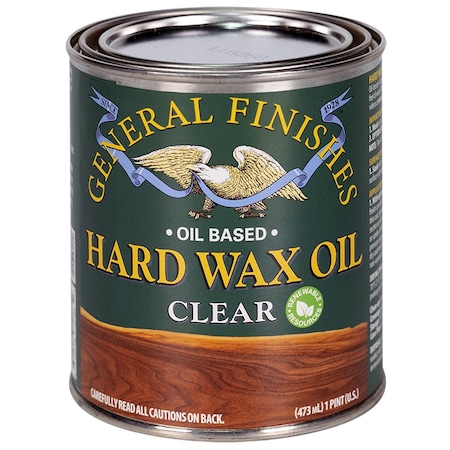 General Finishes 1 Pt Clear Hard Wax Oil Natural Look Wood Enhancer B807-UL