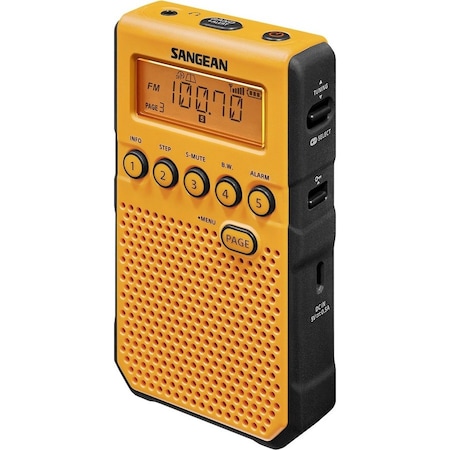 Sangean Sangean DT-800BK 7 Weather Weather & Alert Radio with Weather Disaster; Black DT-800BK