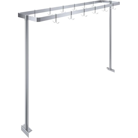 Amgood 72 in. Stainless Steel Table-Mounted Pot Rack AMG TMP-72-Z