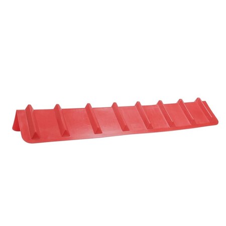 Mytee Products 8inx8inx48in Red Flatbed Corner Protector - V Shaped Edge Guard for Tie-Down Winch & Ratchet Straps PCPVB48R