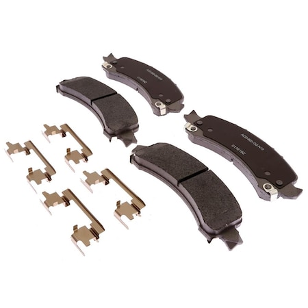 Acdelco PAD SET RR DISC BRK, Disc Brake Pad Set,  14D974ACHF1