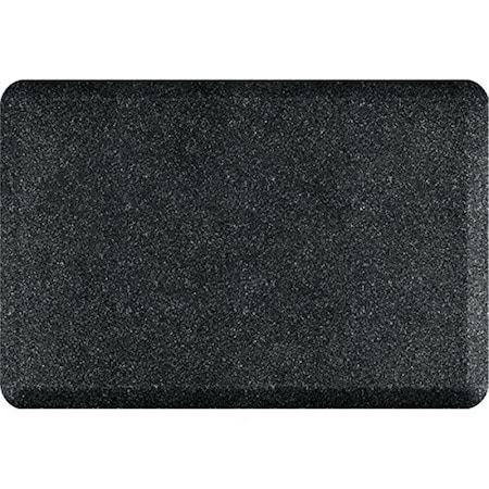Wellnessmats 3 x 2 ft. Granite Polyurethane Mat - Onyx 32WMRGO