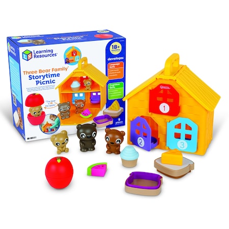 Learning Resources Three Bear Family Storytime Picnic Playset LER9806