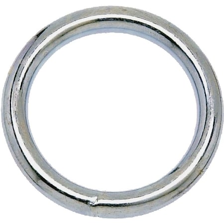 Campbell Chain & Fittings Welded Ring, 200 lb Working Load, 1-1/2 in ID Dia Ring, #3 Chain, Steel T7665042