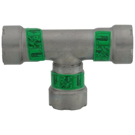 Viega MegaPress tee P1 0.5 P2 0.5 P3 0.5 carbon steel zinc-nickel coating 25300