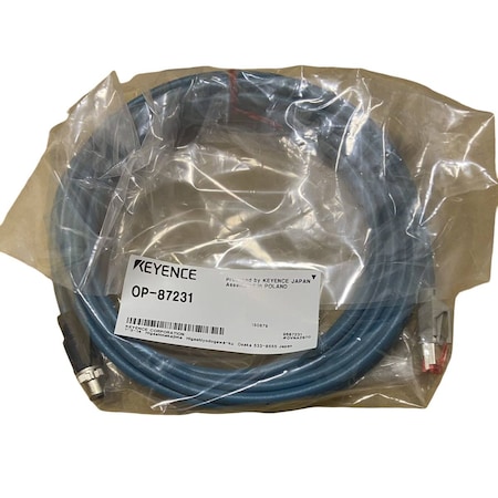 Keyence AI-Powered Code Reader, Ethernet Cable, NFPA79 Compatible, 5 m OP-87231