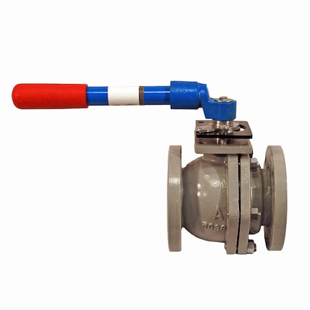 American Valve Ductile Iron Flanged - Raised Face - Reduced Port Ball Valve 150# 4000D 10''