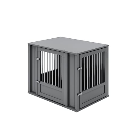 New Age Pet Flexidoor Pet Crate, Black, M EHDFX62-02M