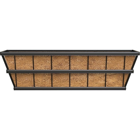 Panacea 30'' Black Steel Modern Farmhouse Planter 81436