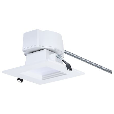 Nuvo 13.5W Field Selectable LED 4-Inch Commercial Downlight Square 120-347 Volt S21608