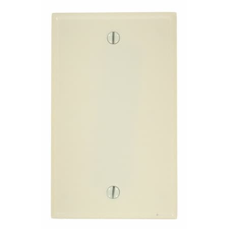 Leviton Blank Wallplate, Standard Size, Gang 1, Light Almond 78014
