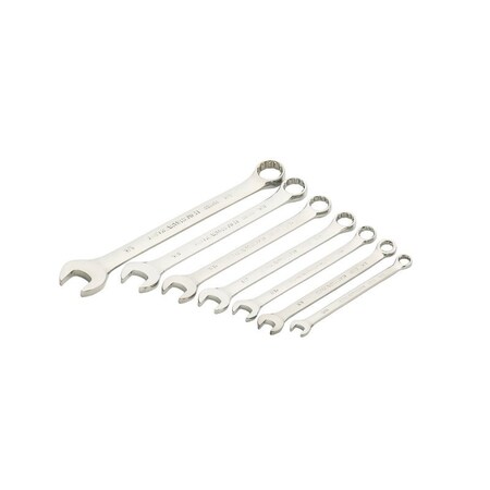 Gearwrench 81933 Combination Wrench Set, 7-Piece, Steel, Chrome 81933G