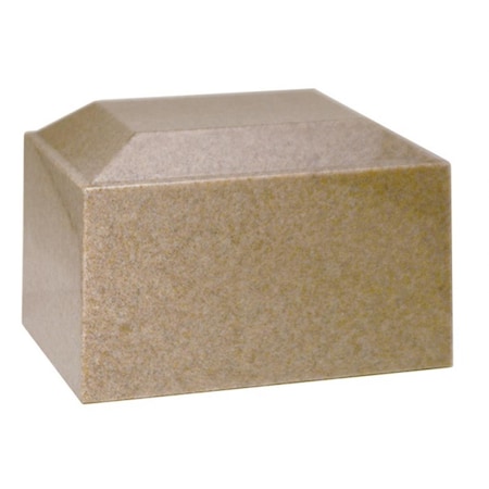 Fasttrack2Fitness Cultured Granite Cremation Aztec Adult Urn, Whole Wheat FA2001536