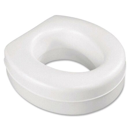 Medline MDS80318 Series Toilet Seat, Polyethylene, White MDS80318RW