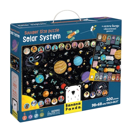 Banana Panda Suuuper Size Puzzle, Solar System, Ages 7+ 49110