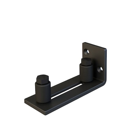Pamex Adjustable Floor Roller Guide Matte Black Finish DD1112FBGBL