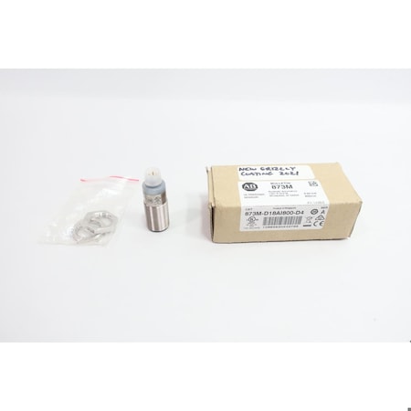 Allen Bradley Ultrasonic Proximity Sensor 10-30V-Dc 873M-D18AI800-D4