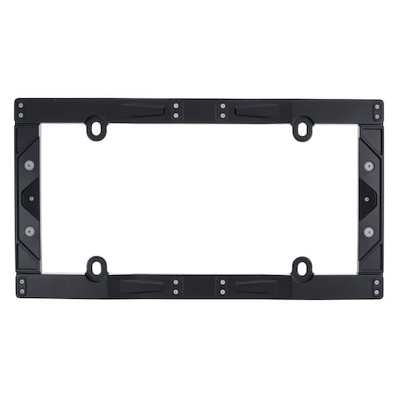 Cruiser Accessories Industrial Textured Matte Black License Plate Frame 58150