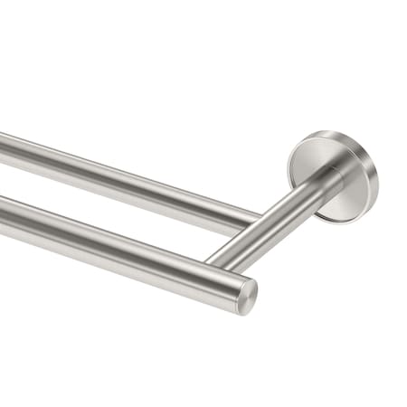 Gatco Sky 24" Double Towel Bar, Satin Nickel 5564