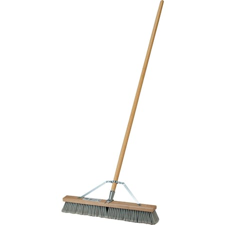 Dqb 24'' W.x64'' L. Wood Handle Contractor Push Broom 9936
