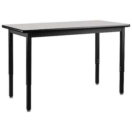 National Public Seating Conference Table, 72 in L, Gray Nebula HDT3-3072HGY