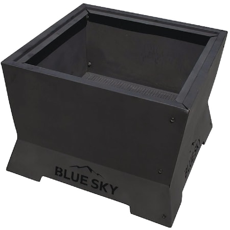 Blue Sky 22'' Square Wood Smokeless Fire Pit SFP22SQ-B