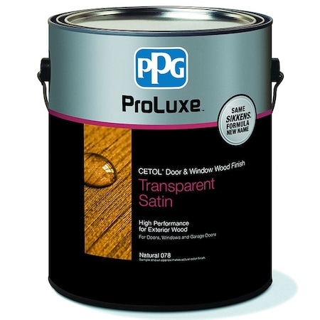 Door & Window Gal Clear Exterior High Performance Wood Finish, Clear Satin SIK48003