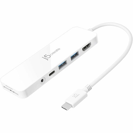 J5 Create USB-C MULTI-PORT HUB W/POWER- D JCD373