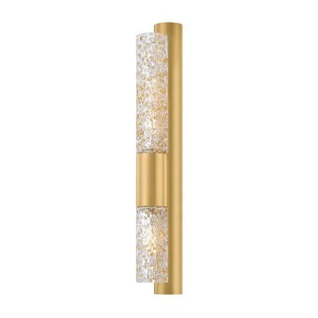 Corbett Lighting Ivalo 2 Light Wall Sconce in Vintage Brass Finish 549-02-VB