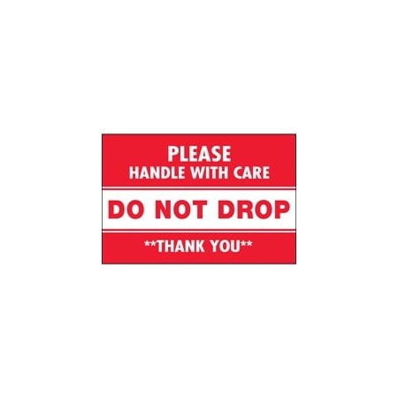 Bubblefast 2 x 3'' - ''Do Not Drop'' Labels BFDL1313