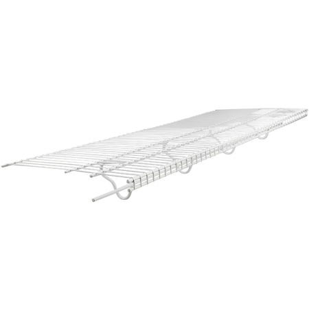 Closetmaid TotalSlide 12 ' W.x16''D. Ventilated Wire Shelf & Rod Wht 3591901
