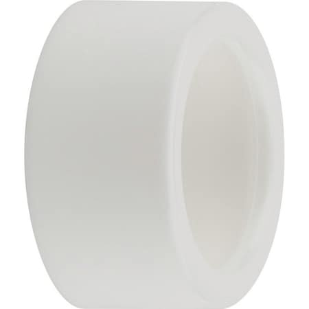 Dottie EMT Bushing, 1/2 in, Snap-On, Polyethylene, Pre-Galvanized, White EMTB50