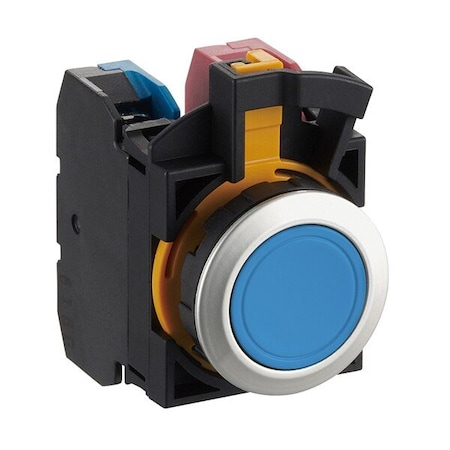 Idec Pushbutton 22MM 1NO Blue CW4B-M1E10S
