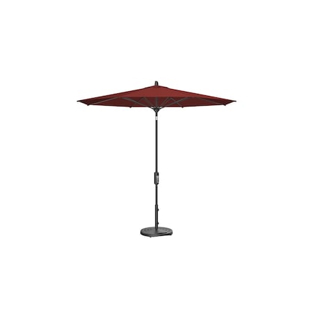 Treasure Garden 9 ft Patio Umbella, aluminum, fiberglass ribs, outdoor, Henna UM840-09 5407 Henna