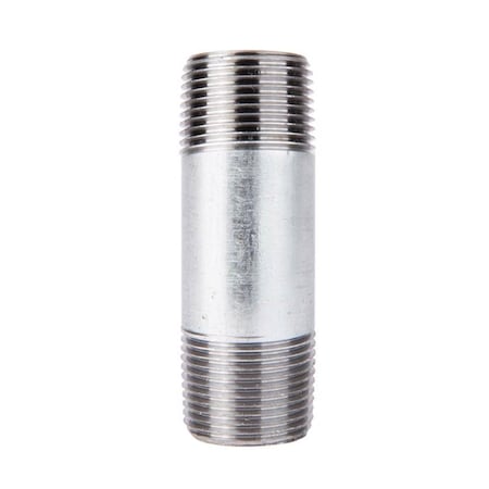 Stz Industries 3/8 in. MIP each X 3/8 in. D MIP Galvanized Steel 3 in. L Nipple 309UP38X3
