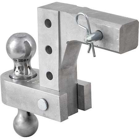 Buyers Products Dual Ball Hitch, 90 in L, Aluminum 1802800