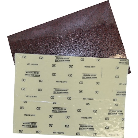 Virginia Abrasives 12''x18'' 100 Grit Orbital Floor Sanding Sheet 206-834100