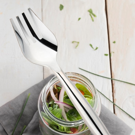 Smarty Had A Party Silver Disposable Plastic Serving Forks (150 Forks), 150PK 2643-CASE