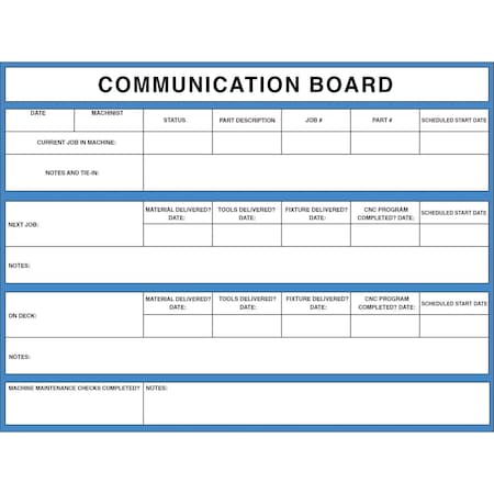 5S Supplies Dry Erase Board, Comm Board 3224, Stand COMMBRD-3224-DRYERASE-STAND