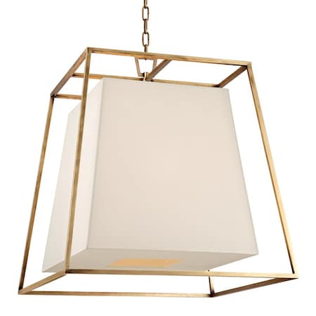 Hudson Valley Lighting Kyle 6 Light Chandelier 24 In. Aged Brass 6924-AGB-WS
