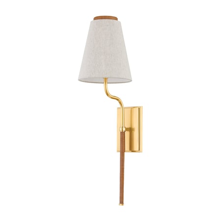 Hudson Valley Lighting Sullivan Wall Sconce in Aged Brass by Cortney Bishop CB4925-AGB