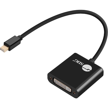 Siig Mini DisplayPort to DVI Adapter CB-DP1X12-S1