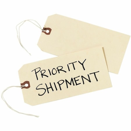 Avery Dennison Avery, Strung Shipping Tags, 13pt. Stock, 6 1/4 X 3 1/8, Manila, 1000PK 12508