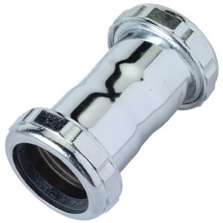 Highkey Master Plumber 1.25 in. Chrome Lavatory Drain Coupling LR843555
