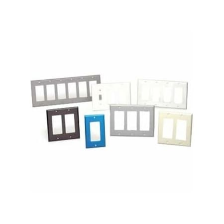 Leviton Decora Wallplate, Standard Size, Gang 1, Blue 80401-NB