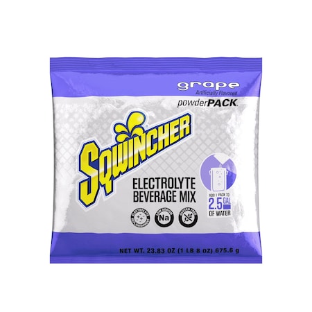 Sqwincher Sports Drink Mix Powder 23.83 oz., Grape 159016046