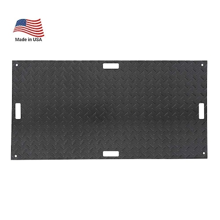 Mytee Products 4 ftx8 ft Ground Protection Mats w/Double Sided Diamond Plated Design - GPM-4X8X05-US