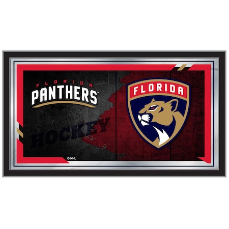 Holland Bar Stool Co Florida Panthers 15" x 26" Hockey Collector Mirror by Holland Bar Stool Company MColFlaPan