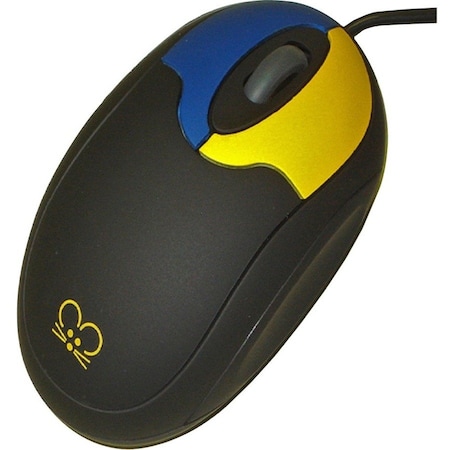 Ergoguys Ablenet Tiny Mouse with 2 Buttons and Scroll Wheel, Wired. Half the size of a standard mouse 12000033