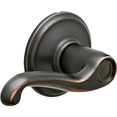 Schlage Flair Series Passage Lever, Zinc, Aged Bronze F10V FLA 716